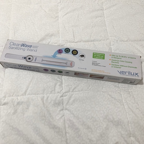 Verilux CleanWave FS UVC Sanitizing Wand - Perfect for Germaphobes, Full Size - Picture 1 of 8